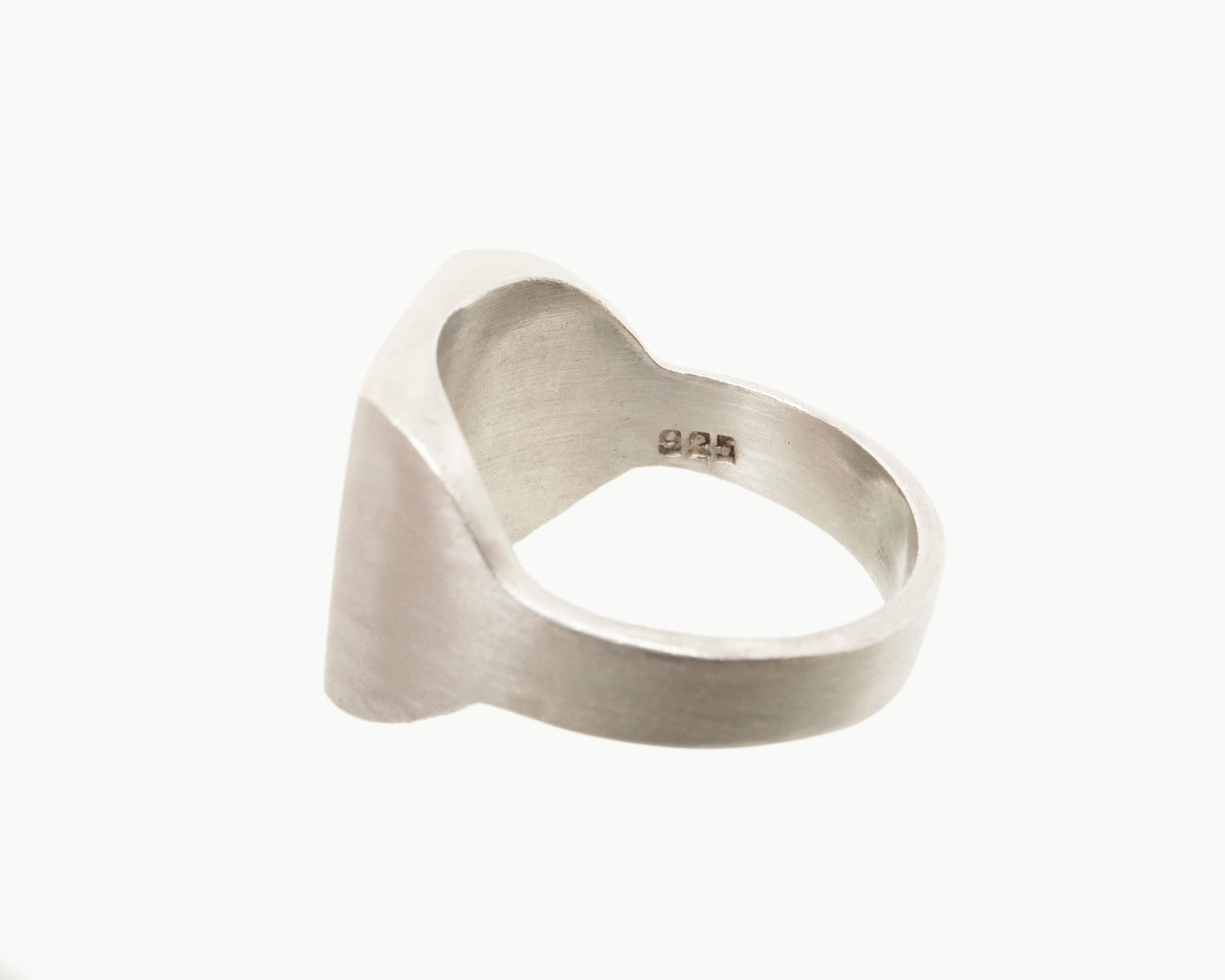 "TASTY!" Sterling Silver Men's Heavy Statement Signet Ring