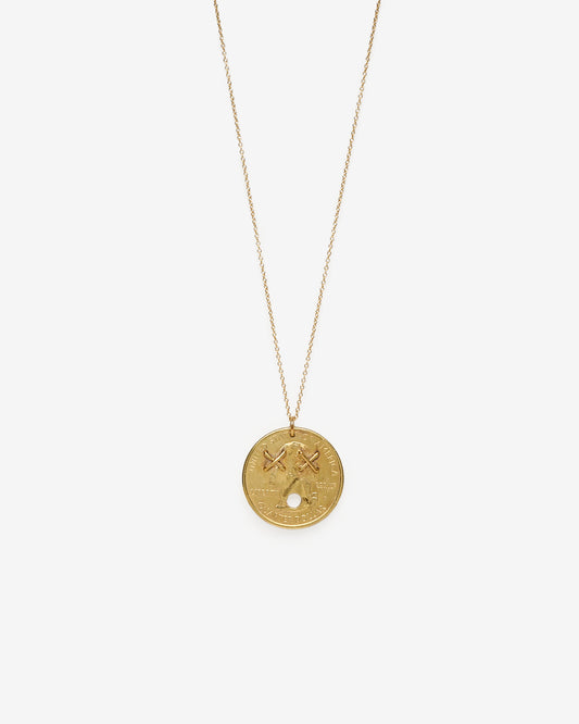 "What!" Quarter Emoji Pendant