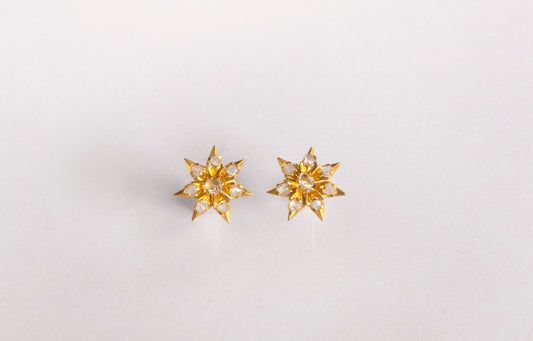 7 Point Star Stud Earrings