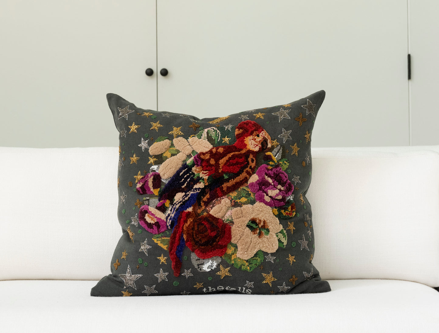 "Scarlet Macaw" Pillow