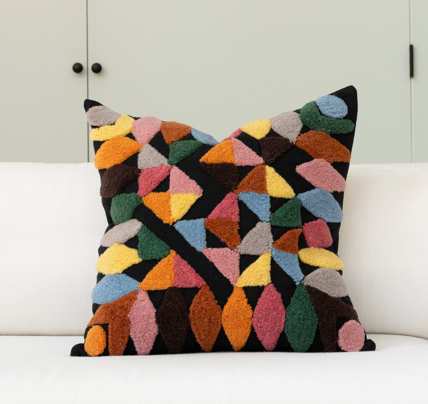 "Tufty Geo" Pillow